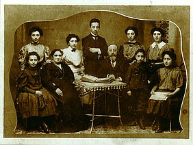 Klara Pächter und ihre Familie