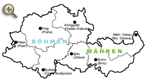 Česká část země ČSR (Československé republiky) v roce 1918.