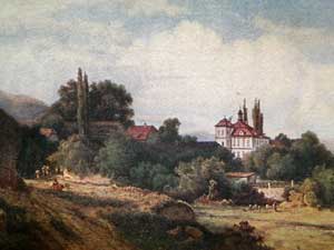Foto der Heilanstalt in Prag-Weleslawin